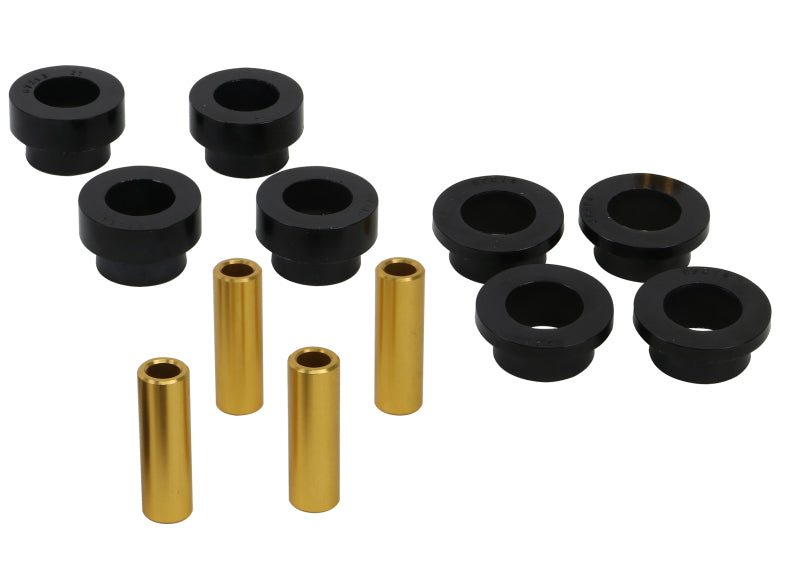 Whiteline 07+ Nissan Skylkine R35 GT-R AWD Front Camber Adj Kit-Arbustos C/Braço Superior