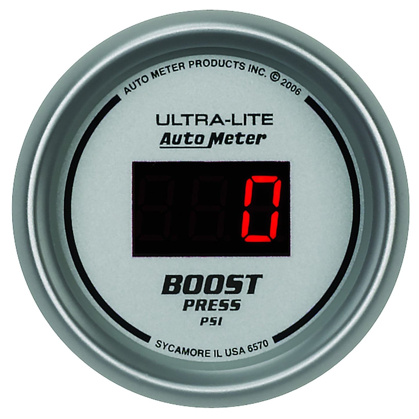 AutoMeter - 2-1/16" BOOST, 5-60 PSI, ULTRA-LITE DIGITAL (6570)