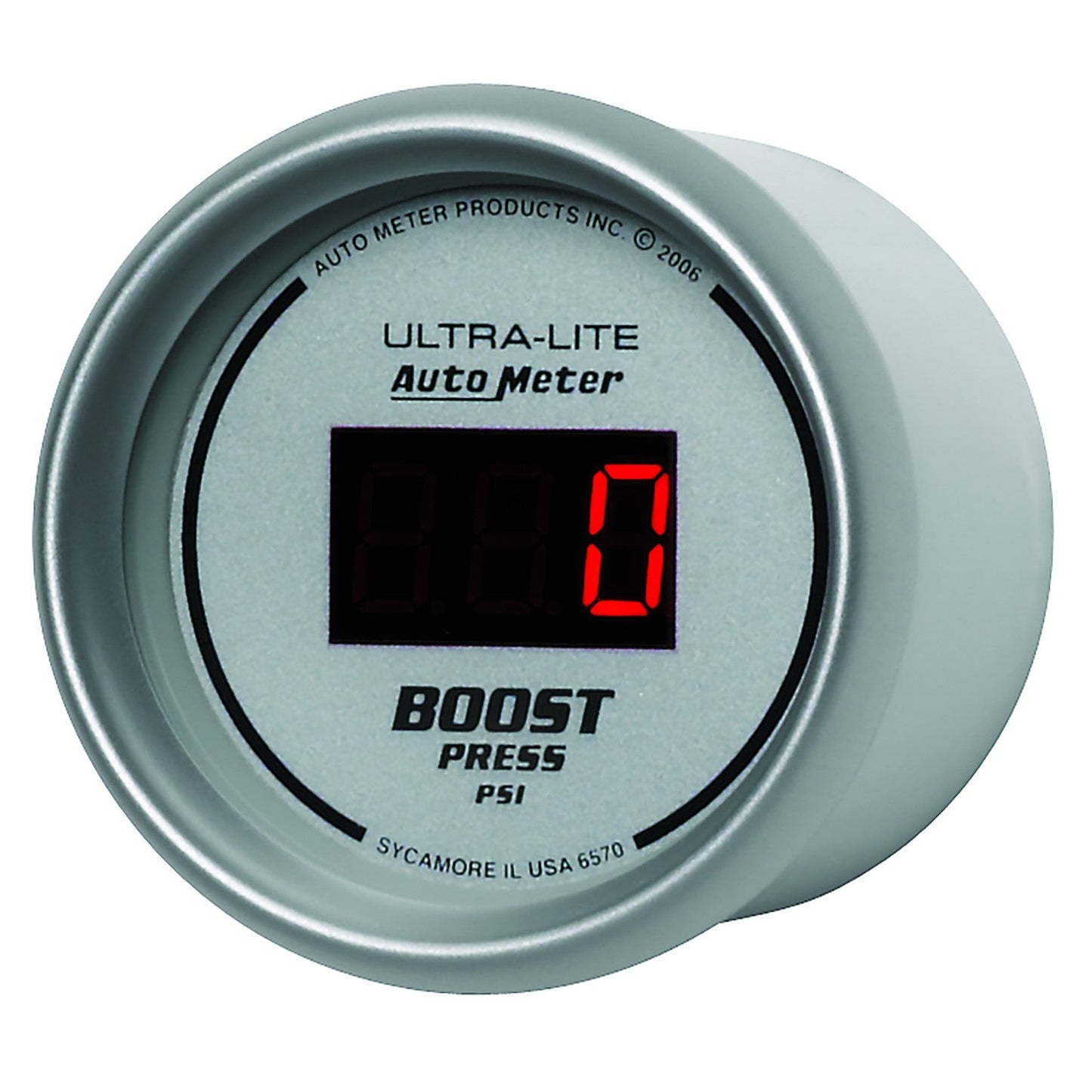 AutoMeter - 2-1/16" BOOST, 5-60 PSI, ULTRA-LITE DIGITAL (6570)