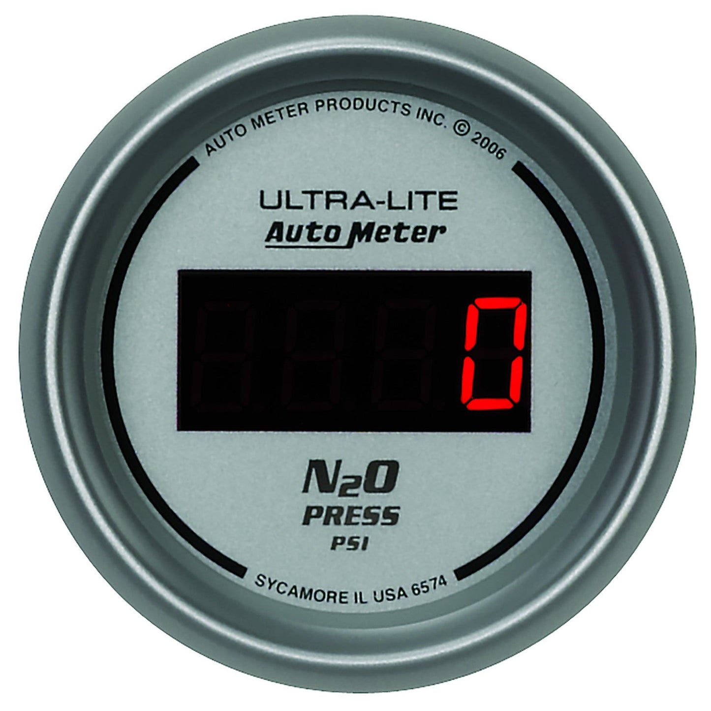 AutoMeter - 2-1/16" NITROUS PRESSURE, 0-1600 PSI, ULTRA-LITE DIGITAL (6574)