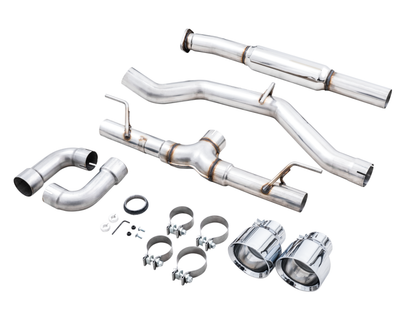 AWE Subaru BRZ/Toyota GR86/Toyota 86 Track Edition Cat-Back Exhaust-Chrome Silver Tips
