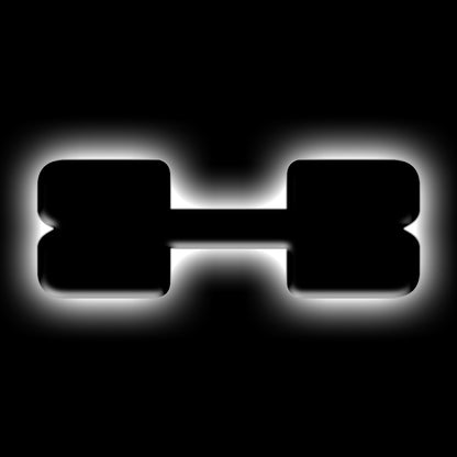 ORACLE Lighting Universal Illuminated LED Letter Badges - Matte Blk Surface Finish - X