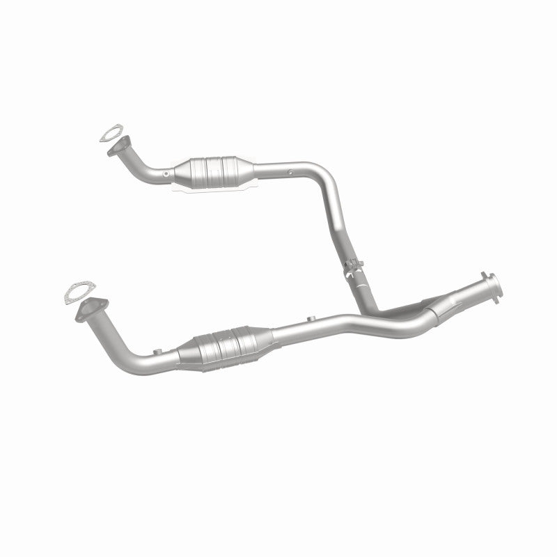 MagnaFlow DF Cat. Conv 95-99 Range Rover 4.0/4.6L GEMS Y-Pipe Assembly *NOT FOR SALE IN CALIFORNIA*