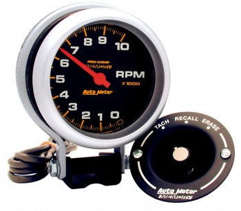 AutoMeter - 3-3/4" PEDESTAL TACHOMETER, 0-10,000 RPM, PRO-COMP (6601)