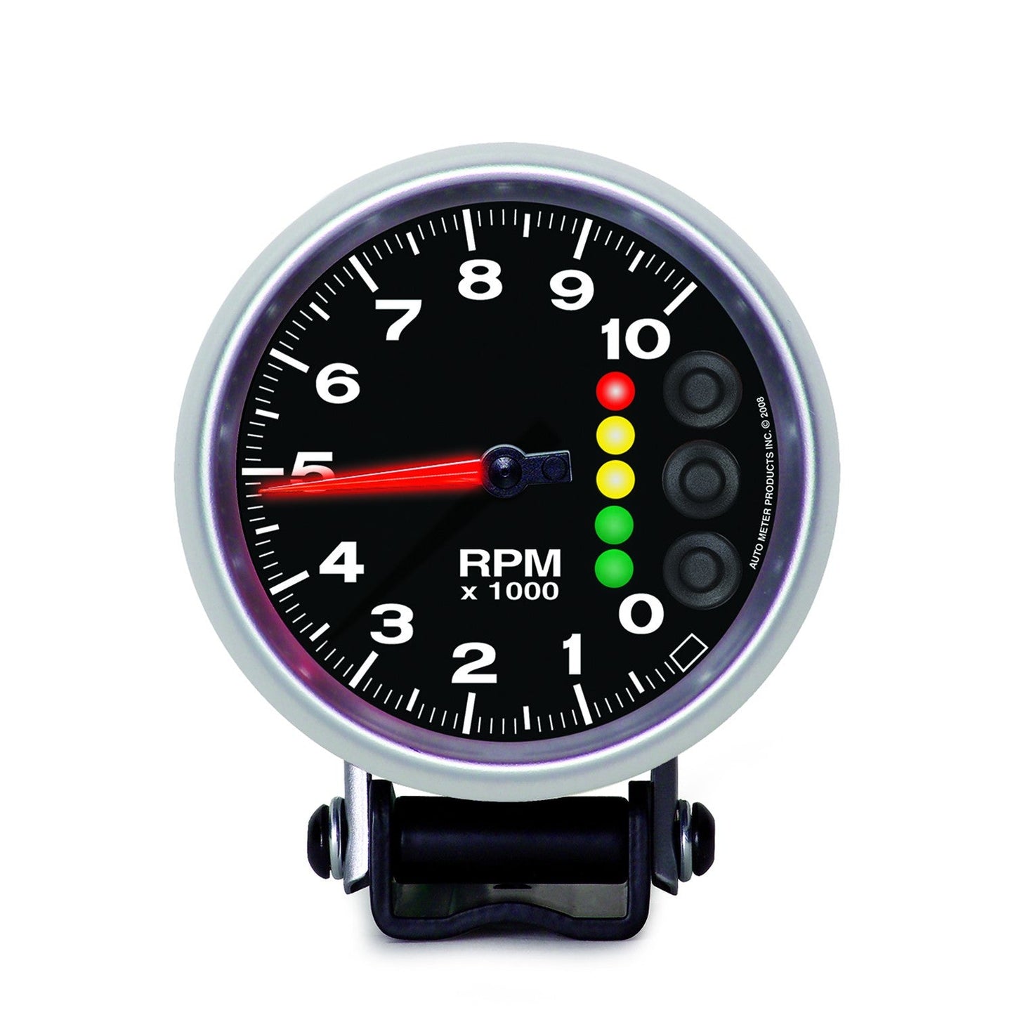 AutoMeter - TACÓMETRO DE PEDESTAL DE 3-3/4", 0-10,000 RPM, PRS, ELITE (6606-05705)