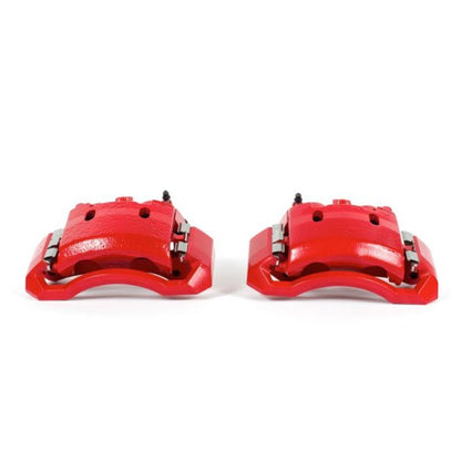 Power Stop 06-08 Dodge Ram 1500 Pinzas delanteras rojas con soportes - Par