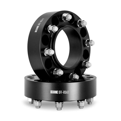 Espaciadores de rueda Mishimoto Borne Off-Road - 6x139.7 - 93.1 - 25mm - M12 - Negro