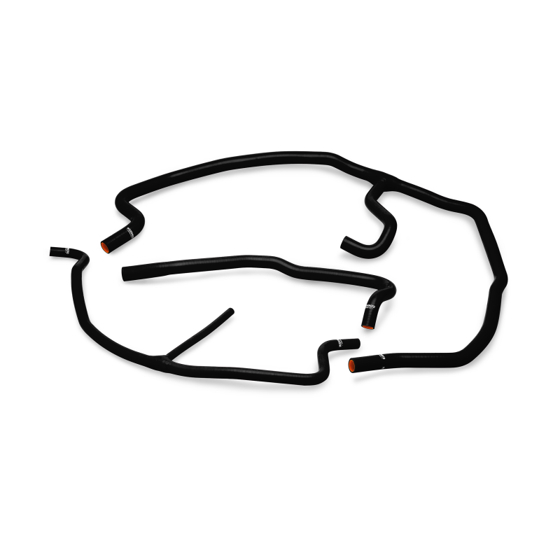Kit de mangueira auxiliar de silicone preto Mishimoto 05-08 Chevy Corvette/Z06