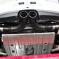 MBRP 14-19 Porsche GT3/GT3RS 3in Center Muffler Bypass 4in Tips - Black Coated