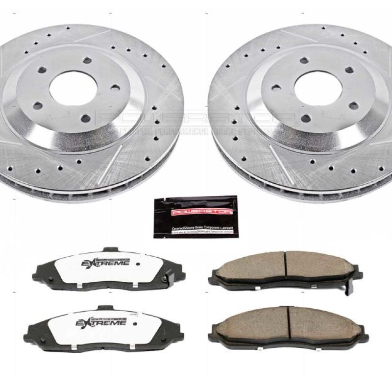 Power Stop 2004 Cadillac XLR Delantero Z26 Street Warrior Juego de frenos