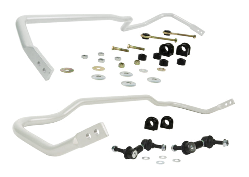 Whiteline 90-93 Nissan Skyline R32 GTR GTS-4 AWD Kit de montaje de barra estabilizadora delantera y trasera