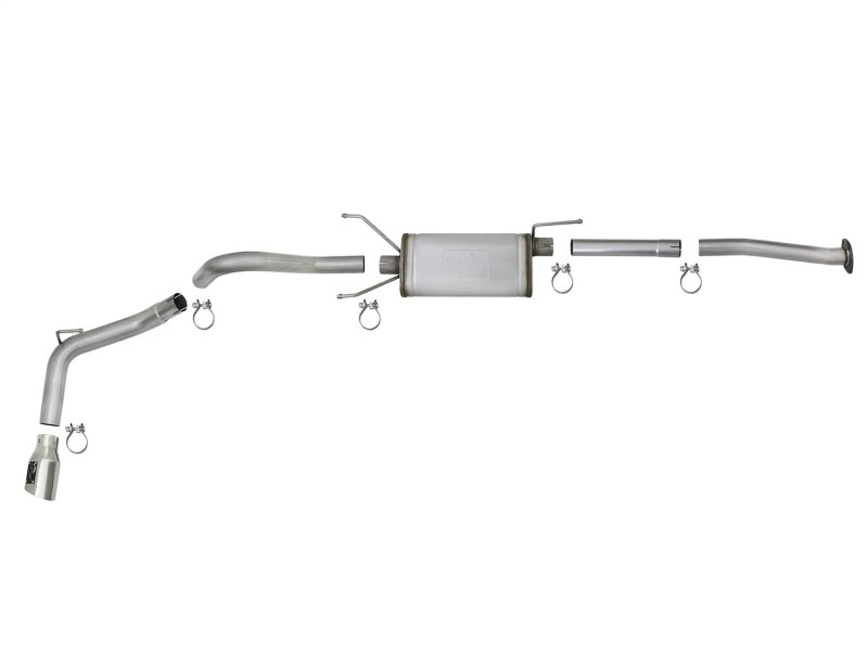 aFe MACH Force-Xp 2-1/2in 304 SS Cat-Back Escape con puntas pulidas 2016+ Toyota Tacoma 2.7L/3.5L