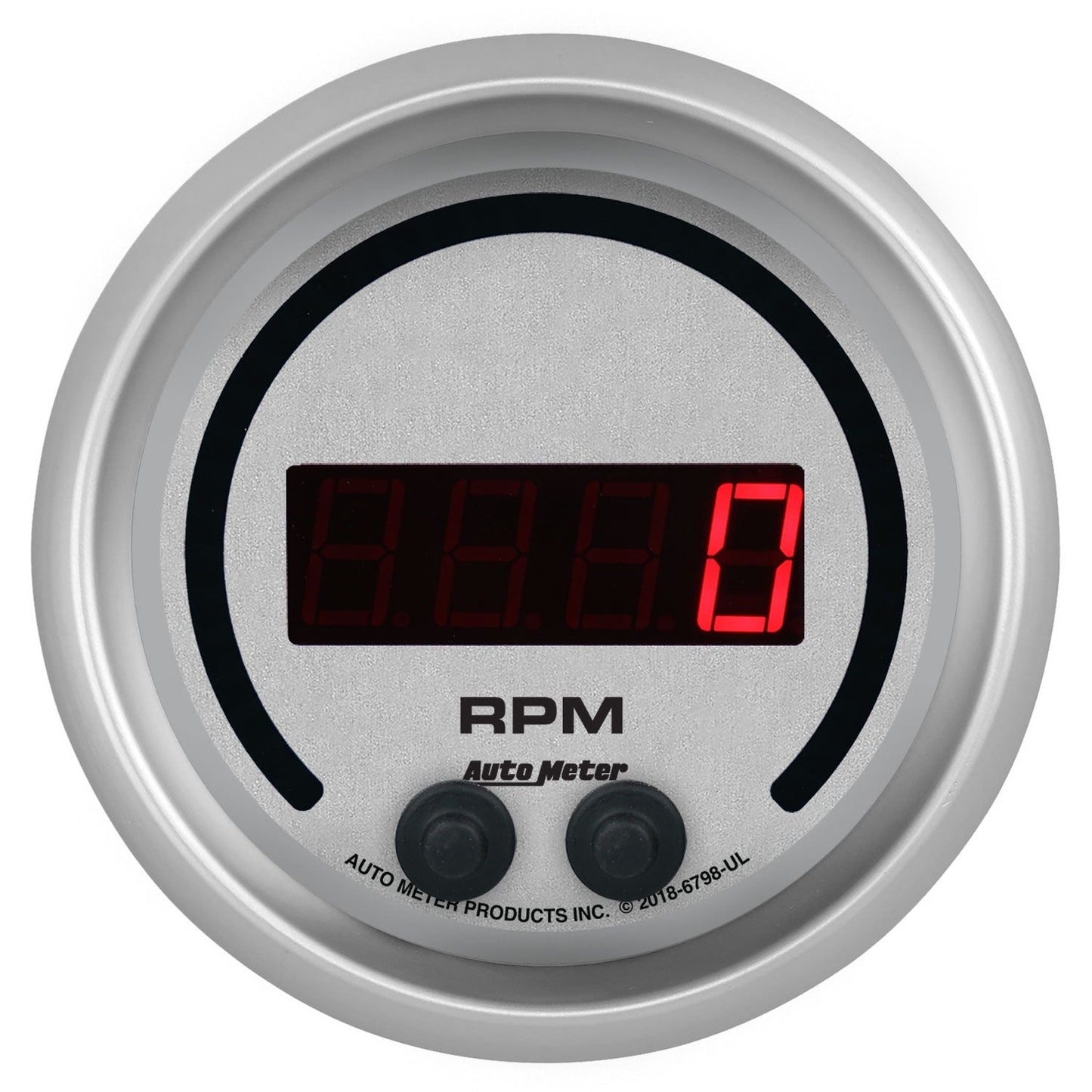AutoMeter - 3-3/8" TACHOMETER, 0-16K RPM, IN-DASH, ULTRA-LITE ELITE DIGITAL (6798-UL)