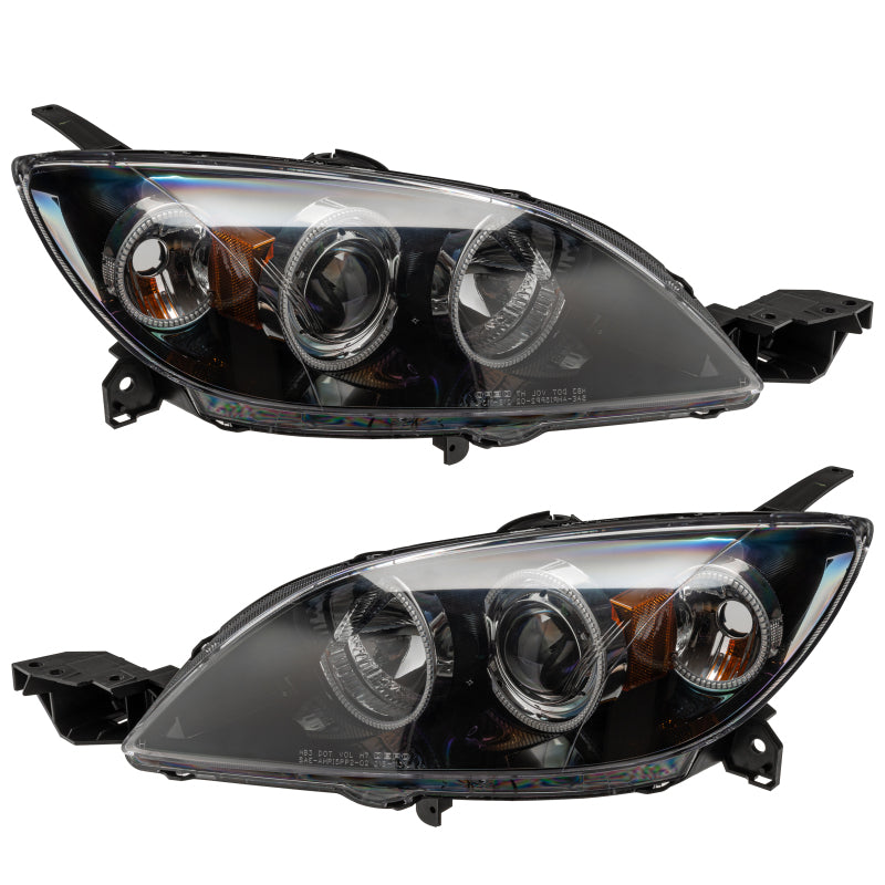 Oracle 04-09 Mazda 3 SMD HL - Hatchback - Halogen Style - ColorSHIFT w/o Controller