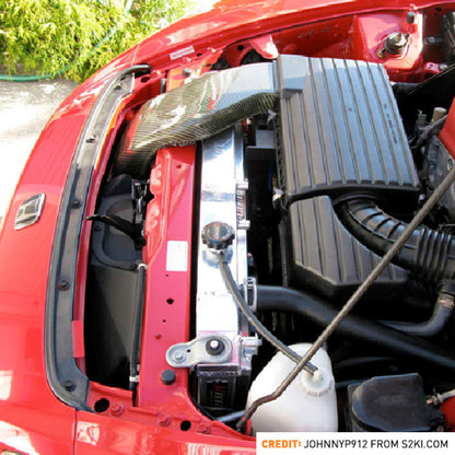 Kit de cobertura de ventilador de alumínio Honda S2000 Mishimoto 00-09