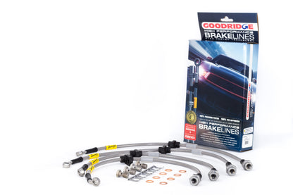 Goodridge 99-00 Honda Civic Si (com disco traseiro) Linhas de freio