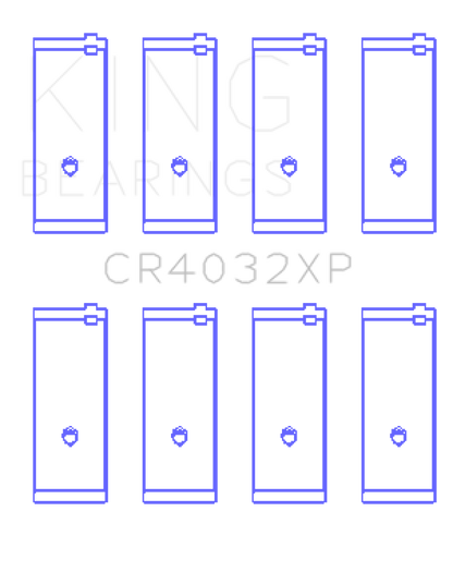 King Engine Bearings Toyota 4AGE 4AGZE 16V 1.6L (Size STDX) Performance Rod Bearing Set