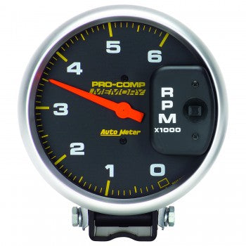 AutoMeter - 5"TACHOMETER, 0-6,000 RPM DIESEL, PEDESTAL W/PEAK MEMORY, PRO-COMP (6806)