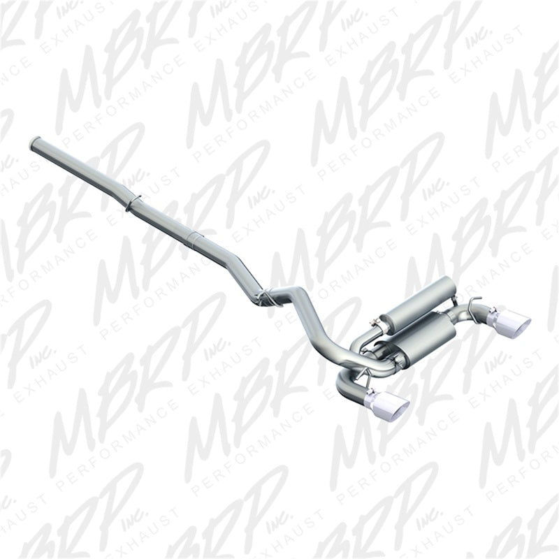 MBRP 2016+ Ford Focus RS Escape Cat-Back de salida doble de 3 pulgadas T409 SS