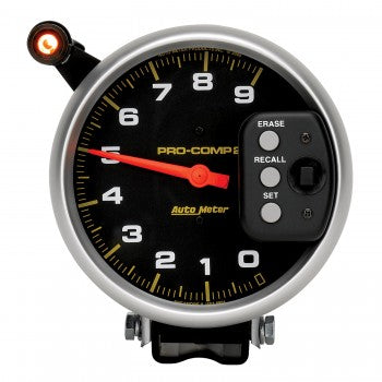 AutoMeter - 5" TACHOMETER, 0-9000 RPM, PEDESTAL W/ QUICK LITE & PEAK MEMORY, PRO-COMP (6851)