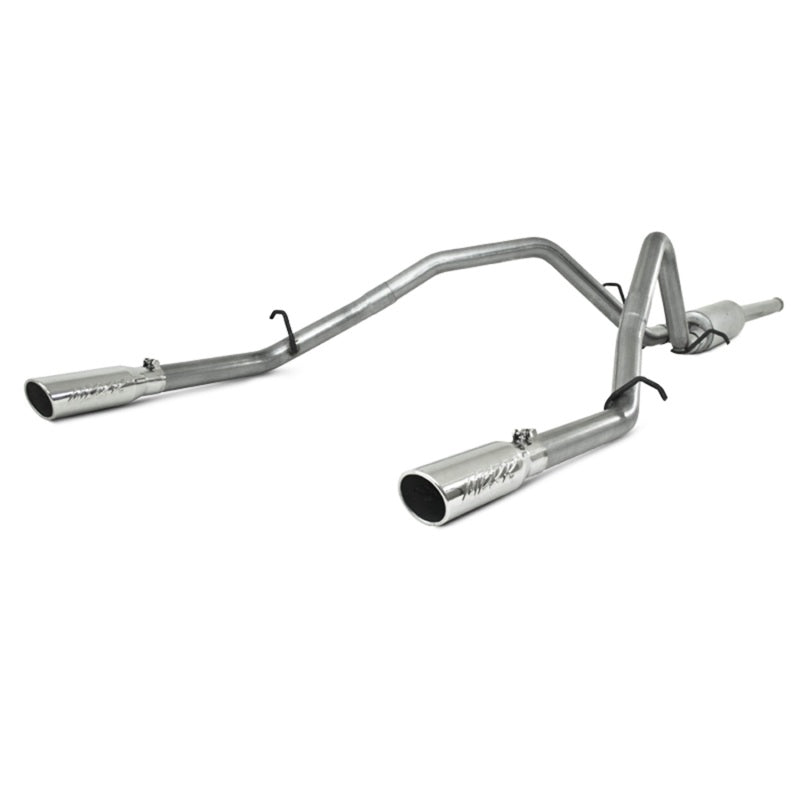 MBRP 2009 Chev/GMC 1500 4.8/5.3L EC/CC (excluyendo 8 camas) Cat Back Dual Split Trasero