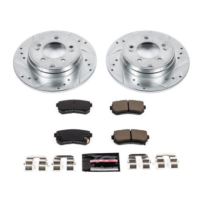 Kit de Frenos Power Stop 16-19 Hyundai Sonata Trasero Z23 Evolution Sport
