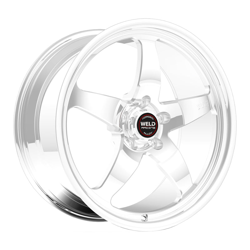 Weld S71 18x9.5 / 5x4.5 BP / 6.6in. BS Black Wheel (High Pad) - Single Beadlock
