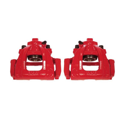 Power Stop 02-06 Mini Cooper Pinzas delanteras rojas con soportes - Par