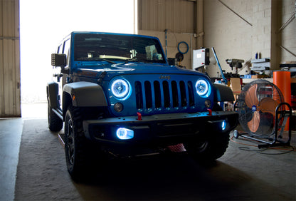 Oracle 07-16 Jeep Wrangler JK SMD HL - ColorSHIFT w/ BC1 Controller