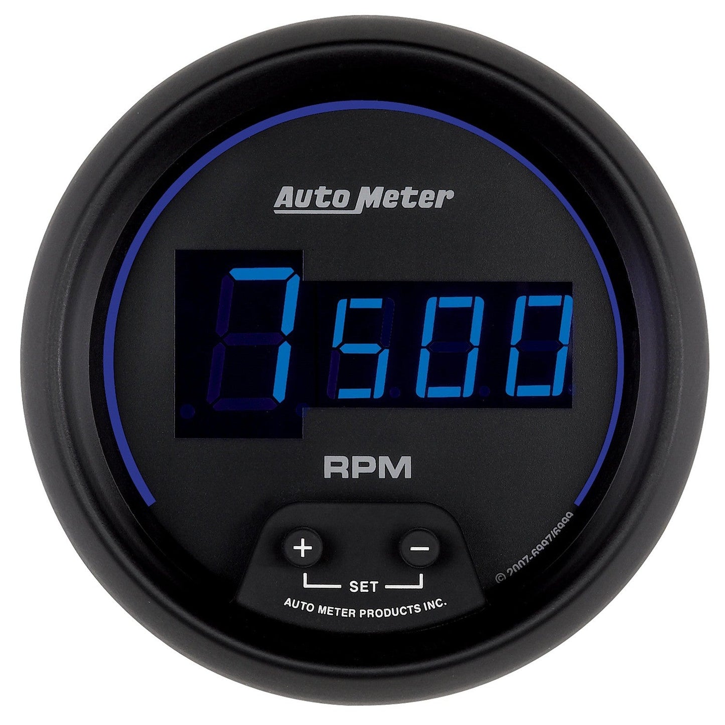 AutoMeter - TACÓMETRO EN EL TABLERO DE 3-3/8", 0-10,000 RPM, COBALTO DIGITAL (6997)