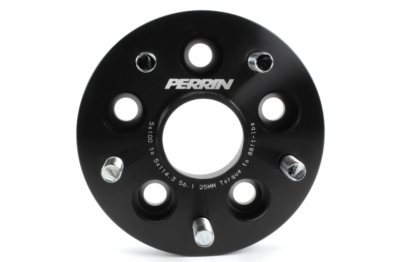Adaptador de roda Perrin tipo aparafusado de 25 mm 5x100 a 5x114,3 com cubo de 56 mm (conjunto de 2)