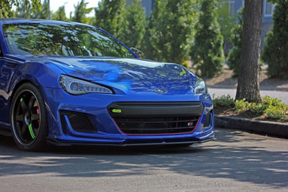Perrin 18-21 WRX/STI / 13-20 BRZ / 17-20 Toyota 86 Kit de gancho de remolque delantero - amarillo neón