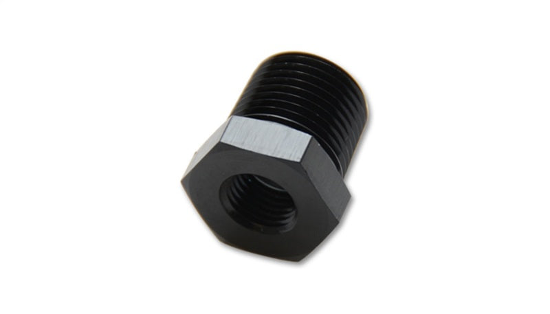 Adaptador reductor de tubería macho Vibrant de 1/8 pulg. NPT hembra a 3/8 pulg. NPT