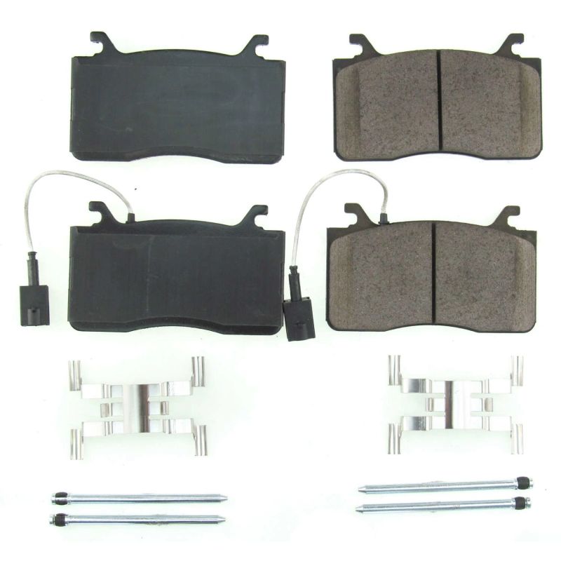 Power Stop 17-18 Alfa Romeo Giulia Front Z17 Evolution Pastillas de freno de cerámica con hardware