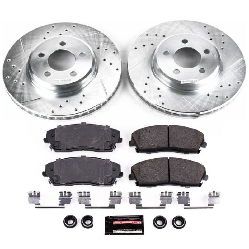 Power Stop 05-19 Chrysler 300 Delantero Z23 Evolution Sport Kit de Freno