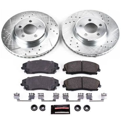 Power Stop 05-19 Chrysler 300 Delantero Z23 Evolution Sport Kit de Freno