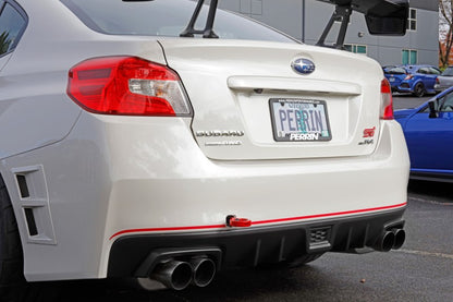 Perrin 15-19 Subaru WRX/STI Kit de Gancho de Remolque (Trasero) - Rojo