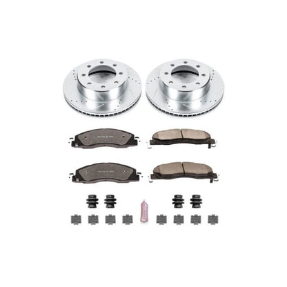Power Stop 09-10 Dodge Ram 2500 Kit de freno de remolque y camión delantero Z36