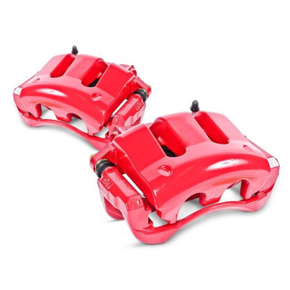 Power Stop 95-98 Eagle Talon Front Red Calipers w/Brackets - Pair