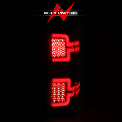 ANZO 2014-2018 Chevy Silverado 1500 LED lanternas traseiras fumaça