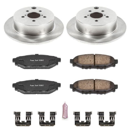 Power Stop 16-18 Subaru Crosstrek Kit de frenos traseros especiales para automóviles