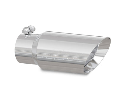 Ponta Universal MBRP 4 pol. OD 3 pol. Entrada 10 pol. Comprimento Parede dupla Extremidade angular T304