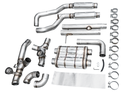 AWE Tuning 21+ Wrangler 392 Switchpath Cat-Back Exhaust- Quad BashGuards