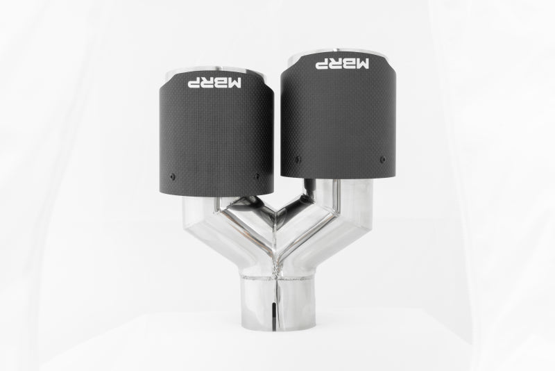 MBRP Fibra de Carbono Universal Punta Doble 4in OD/2.5in Entrada