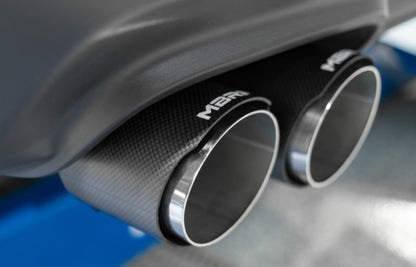 MBRP 15-Up Challenger 5.7 / 17-Up 6.2L/6.4L 3in Race Series Cat-Back con puntas cuádruples T304 Escape