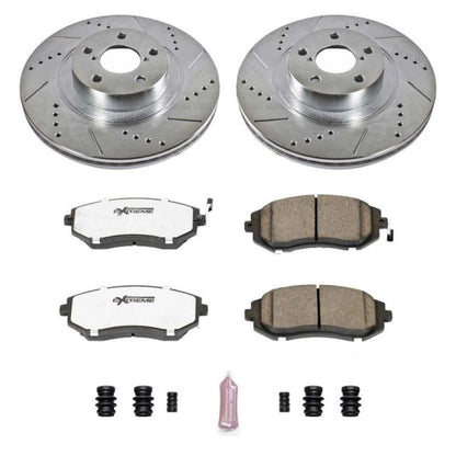 Kit de freio Power Stop 04-06 Subaru Baja Front Z26 Street Warrior