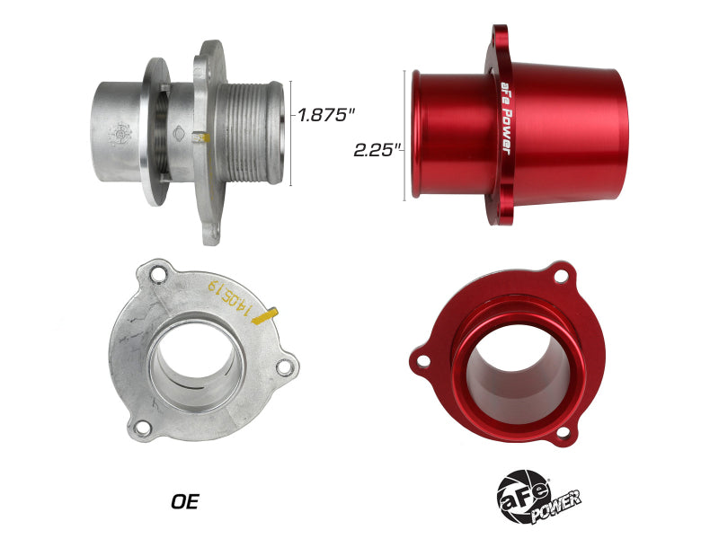aFe 15-19 VW GTI Tubo Admision Turbocompresor - Rojo