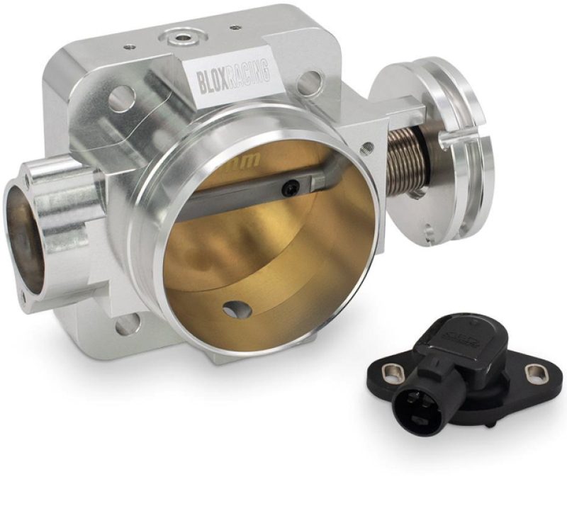 BLOX Racing Honda B/D/H/F Series Engines 74mm Silver Billet Throttle Body V2