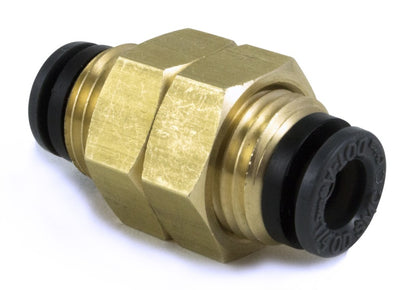 União de anteparo universal de elevação pneumática 1/4 pol. PTC x 1/4 pol. PTC-DOT