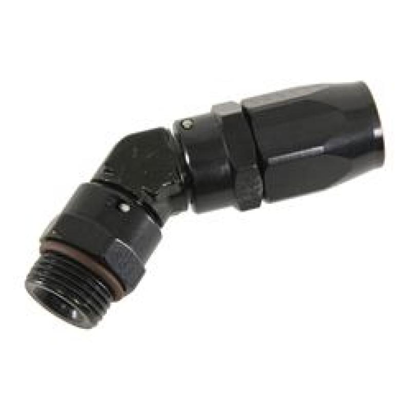 Fragola -8AN x 45 Graus x 3/4-16 (8) Extremidade da Mangueira - Preto